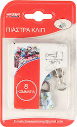 Tpster Metallic Clips 19mm 8pcs