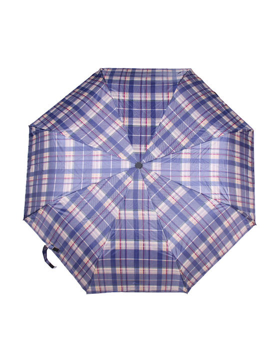 Winddicht Regenschirm Kompakt Blau