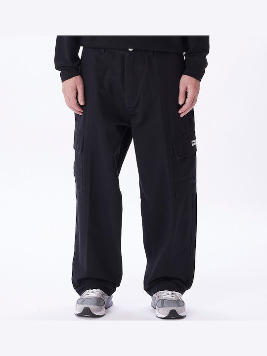 Obey Hose Cargo in Weitem Schnitt Schwarz