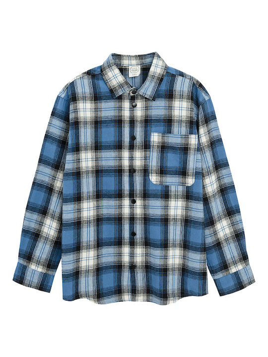 Cool Club Kids Checked Shirt Blue