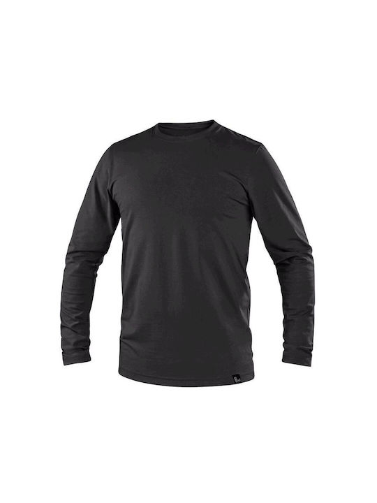 Canis Safety Long Sleeve Work Sweatshirt Black