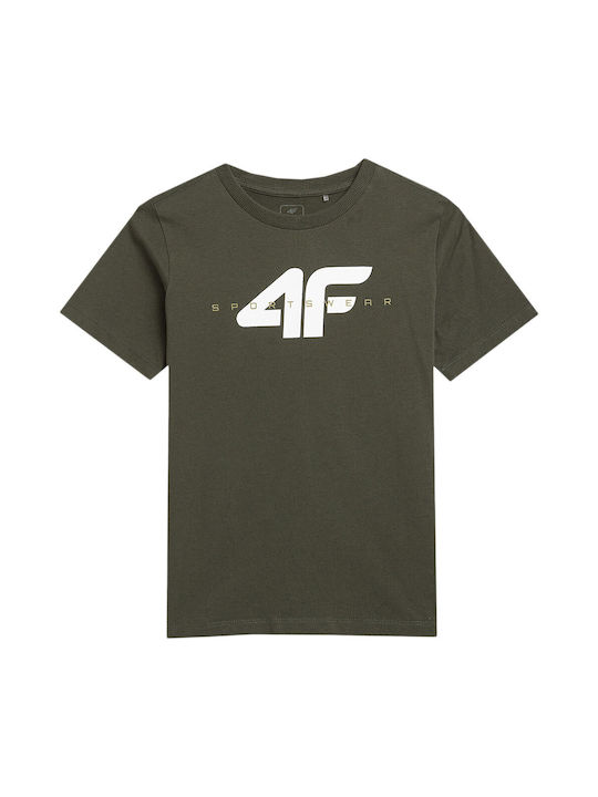 4F Kinder T-shirt Khaki