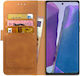 Rosso Element Pu Brieftasche Synthetisches Leder Braun (Galaxy Note 20)