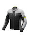 T.ur Etna Καλοκαιρινό Ανδρικό Μπουφάν Μηχανής Black/Light Grey