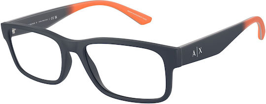 Armani Exchange Plastic Eyeglass Frame Blue AX3106 8181