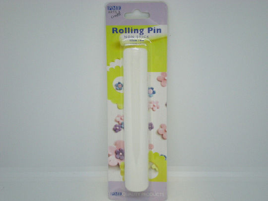 Non-Stick White Simple Rolling Pin Pme 1 Pc
