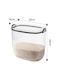 Dream House Store Kitchen Multi-Use Container with General Use Vase with Airtight Lid Plastic Transparent 19x29x32cm 1 Pieces