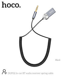 Hoco DUP02 Bluetooth Receiver with 3.5mm Jack Output Port and Microphone