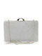 Damentasche Schultertasche Silber