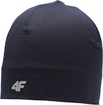 4F Beanie Unisex Σκούφος Πλεκτός σε Μπλε χρώμα
