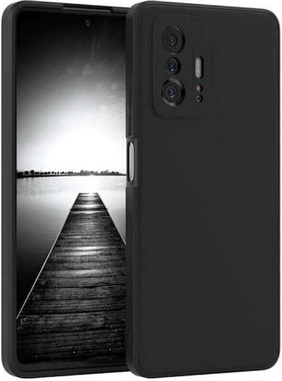 Matt Back Cover Σιλικόνης Μαύρο (Xiaomi 11T / 11T Pro)