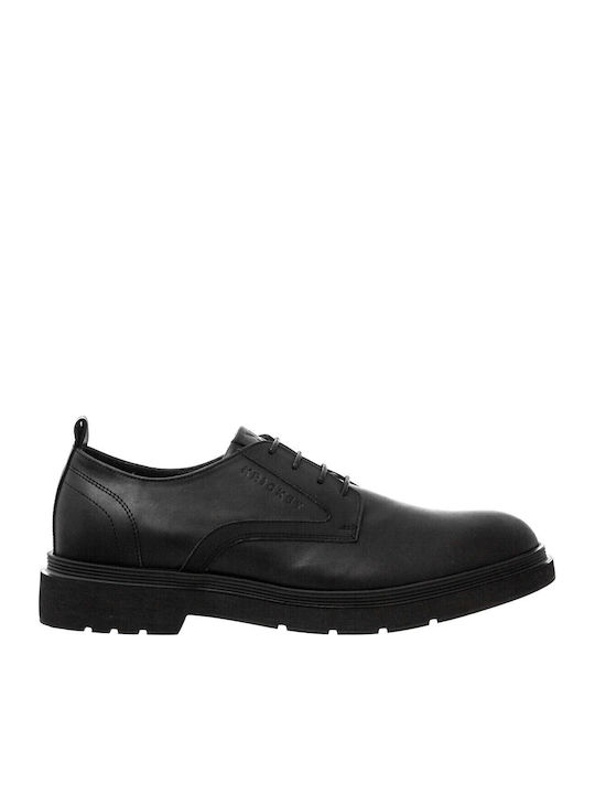 Leder Herren Freizeitschuhe Schwarz