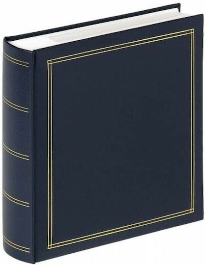 Walther Album for 200 Photos Dimensions 13x18cm Blue made of Leather 13x18cm