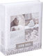 Album A-s White für 200 Fotos Abmessungen 10x15cm Weiß mit Reispapier 18.5x15cm