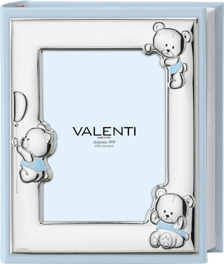 Valenti Album Foto De Copii Albastru Deschis Din Argint 73575/2C 20x25cm