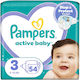Pampers Tape Diapers Active Baby No. 3 for 6-10kg 54pcs