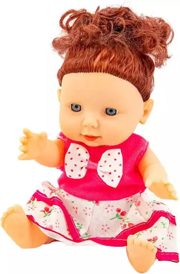 Gounaridis Toys Baby Doll Ginger Fuchsia 17 cm