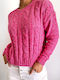 DOT Women's Sweater Fuchsia