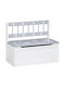 Zonekiz din Lemn Alb 60x30x50cm 1buc