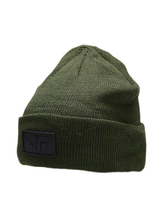 4F Kids Beanie Knitted Khaki