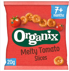 Organix Snacks-uri cu Gust de Roșii și morcovi Fără zahăr 20gr pentru 7+ luni 1buc