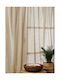 Whitegg Vorhang mit Grommets Beiges 270x280cm
