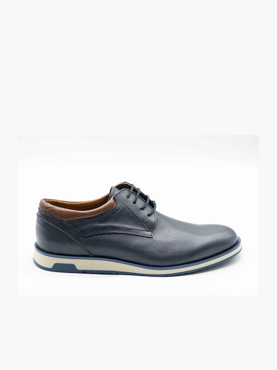 Antonio Shoes Δερμάτινα Ανδρικά Casual Παπούτσια Μπλε