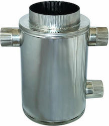 Technometal Θερμοσυλλέκτης Καπνοδόχου Inox 150mm