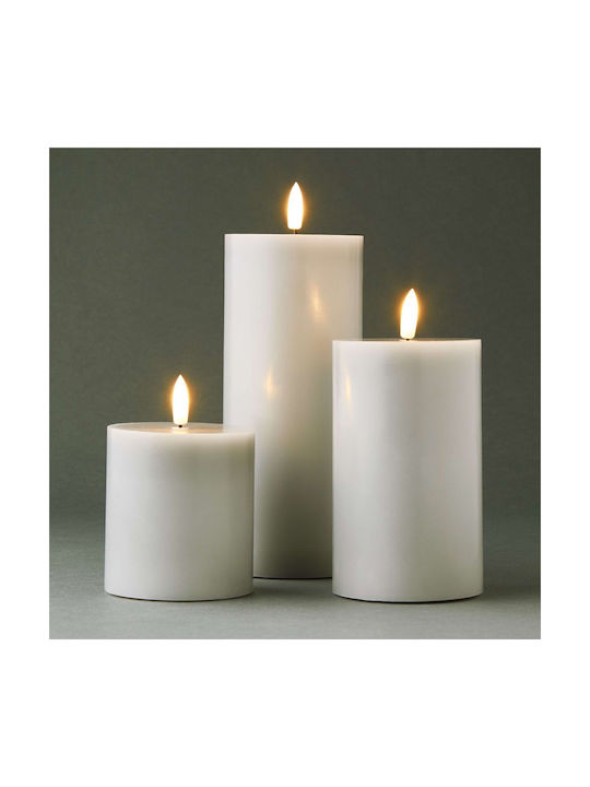 Butlers Dekorative Lampe Wachs-Politur Gray 3Stück