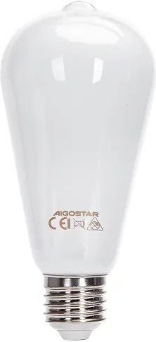 Aigostar Socket LED Bulb 8W for Socket E27 and Shape ST64 Cool White 950lm