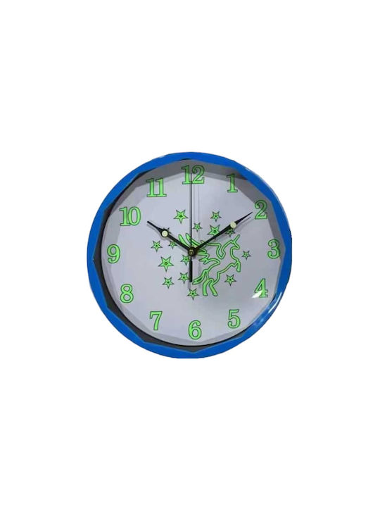 Wall Clock Blue Ø26cm