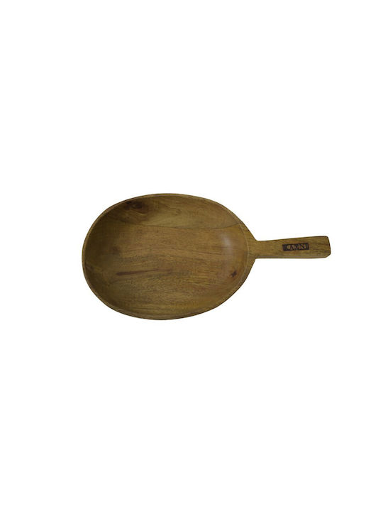 Nakaro Wood Купа за сервиране Кръгла Дърво Кафяв 23бр