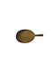 Nakaro Wood Serving Bowl Round Wooden Brown with Diameter 28cm