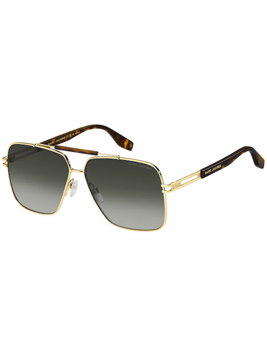 Marc Jacobs Marc Men's Sunglasses with Gold Metal Frame and Gray Lens MARC 716/S 0869K