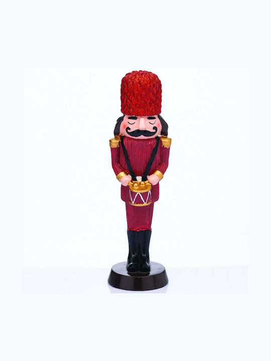Aca Soldat Weihnachts-Nussknacker Rot Höhe 25cm.