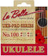 La Bella Set of Strings for Ukulele Uke Pro Concert Tenor 29 - 41"