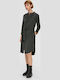 Red Label Midi Seemisie Dress Khaki