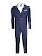 Stefansxxl Men's Summer Suit Blue