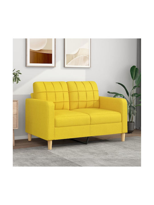 Doppelsitzer Sofa Light Yellow 138x77x80cm