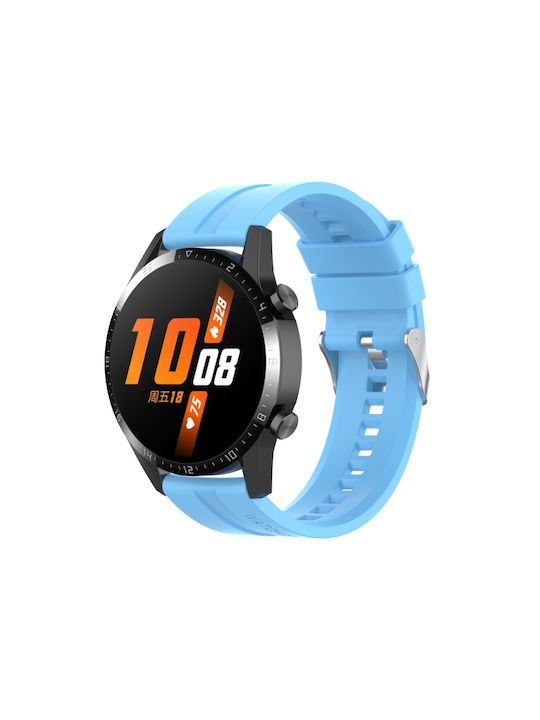 Buckle Strap Silicone Gray (Galaxy Watch 3 45mmHuawei Watch GT 2eHonor GS Pro)