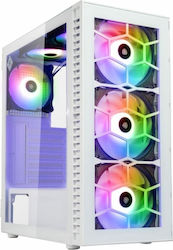 Vengeance HF-V7 White Kolink Edition Gaming Desktop PC (Ryzen 5-5500/16GB DDR4/512GB SSD/Radeon RX 6600/No OS)