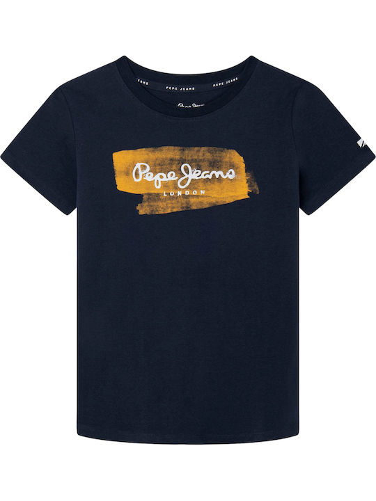 Pepe Jeans Tara T-shirt A Maniche Lunghe Per Bambine E Ragazze, In Cotone Morbido Con Stampa Sul Petto
