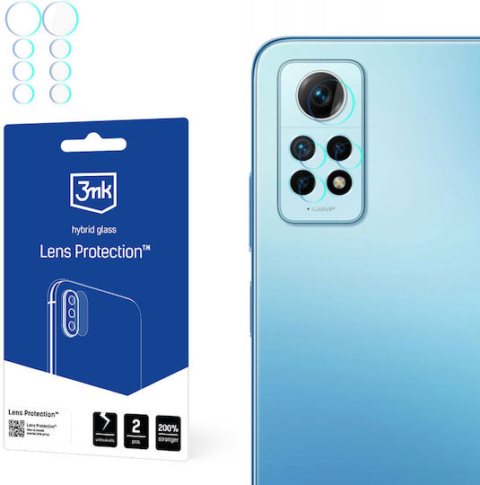 3MK Lens Kameraschutz Membrane Transparent für das Redmi Note 12 Pro 4G