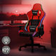 ML-Design 490010460 Scaun Gaming Din piele ecologică cu Iluminare RGB Neagră