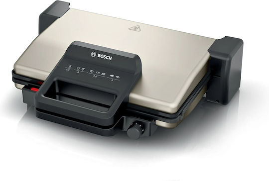 Bosch Sandwich Maker Grill with Removable Plates 2000W Alu