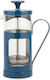 La Cafetière Filterkaffeemaschine Handbetrieb Rostfreier Stahl Blaue 550ml