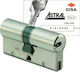 Cisa Cilindru de Încuietoare De Securitate Astral 60mm (28-32) cu 5 Chei Argintiu