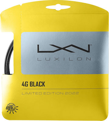 Luxilon 4g Tennis-Saiten Schwarz Ø1.25mm
