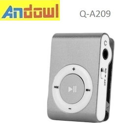 Andowl Q-A209 MP3 Player (16GB) με Οθόνη LCD Γκρι