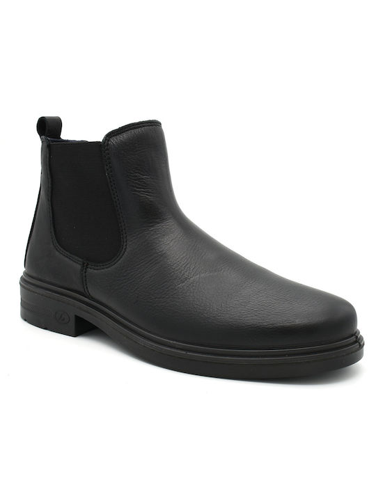 Luisetti Men's Leather Boots Black